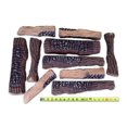 thumbnail image 3 of Gibson Living RFA3010-GL Petite Ceramic Wood Gas Fireplace Log Set - 10 Piece, 3 of 7