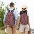 thumbnail image 4 of Rateoe German Shepherd Dog Pattern Durable Canvas Backpack for Men & Women – Stylish & Lightweight – Adjustable Straps, Multiple Pockets – Fits 15-17 Inch LaptopsSmall, 4 of 5