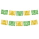 thumbnail image 3 of Papel Picado Religioso San Jose | Guirnaldas | Enramado | 5 tiras de 5 metros | diseño religioso verde y blanco con colores vibrantes | decoración de papel picado (Plastico), 3 of 7