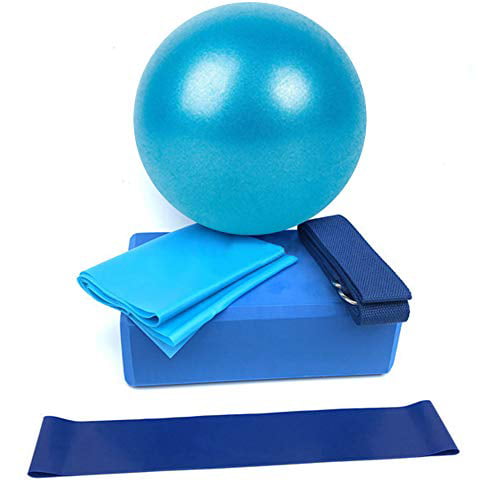 Details about   5pcs Mini Ball Portable Yoga Beginner Equipment Set Pilates Easy Clean For Home 