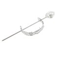 thumbnail image 1 of Pinzas para el pelo de aleación aro decorativo redondo geométrico Yuyangstore Pequeña plata, 1 of 7