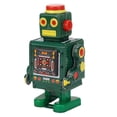 thumbnail image 1 of Robot De Lata De Metal Vintage, Decoración De Figuración De Estantería Hecha A Mano Para Niños Adultos, 1 of 7