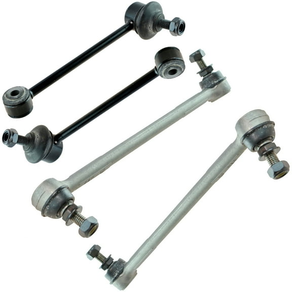 TRQ Front Rear Sway Bar End Link Driver Passenger Side Set Kit for E88 E90 E92 PSA55933