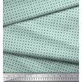 thumbnail image 2 of Soimoi Green Heavy Canvas Fabric Geometrical Star Geometric Printed Fabric 1 Yard 58 Inch Wide, 2 of 3
