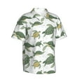 thumbnail image 2 of Balery Cute Turtle Print Men's Hawaiian Shirts Short Sleeve Beach Shirt Relaxed Fit Vacation Button Down Shirts-Medium, 2 of 9