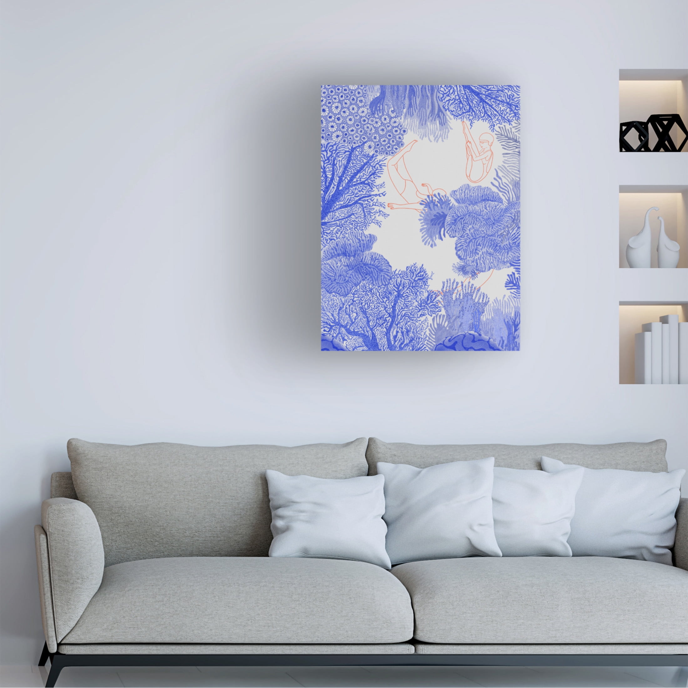 Trademark Fine Art Jota de jai Underwater Canvas Wall Art