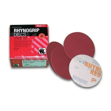 

Indasa IND-320-400 3 in. 400 Grit Red Line Grip Sanding Disc