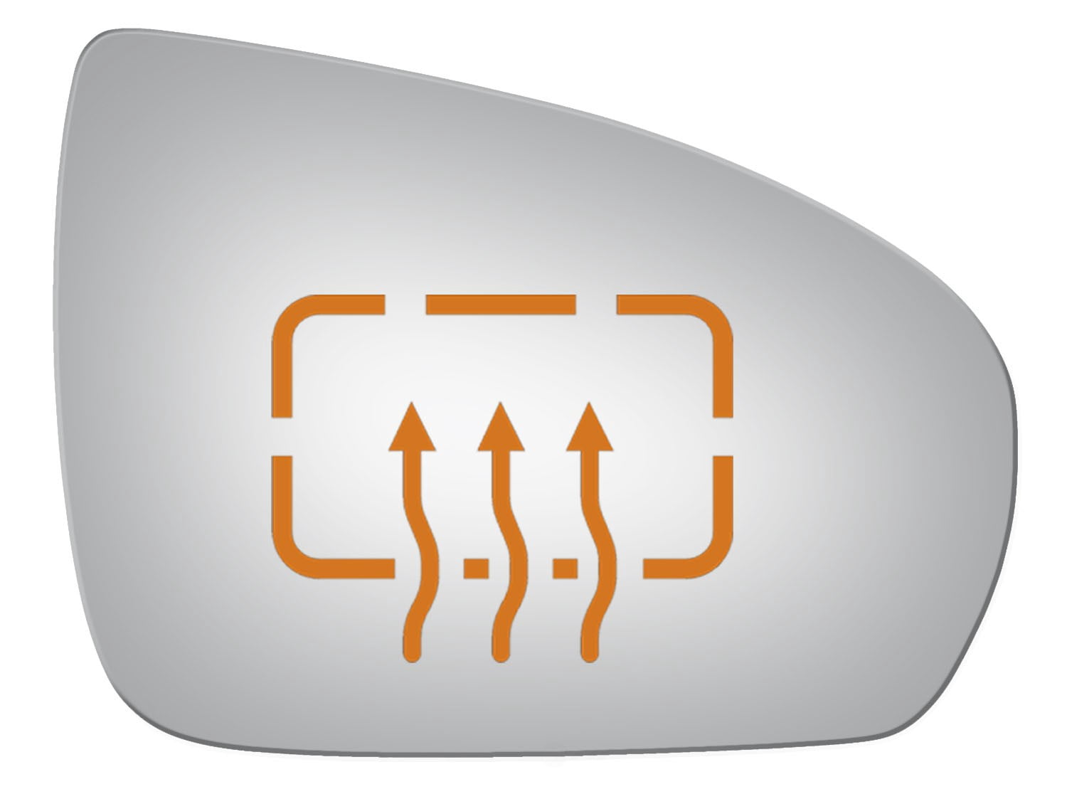 Burco Side View Mirror Replacement Glass - Clear Glass - 5358H