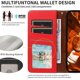 thumbnail image 4 of For Xiaomi 15 Case RFID Blocking Leather Wallet Flip Phone Cover with Wrist Strap - Black, 4 of 5