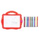 thumbnail image 3 of Tablero de dibujo portátil para niños, iluminación eléctrica, tablero de pintura para niños, juguete de regalo (rojo), 3 of 8