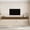 Brown, variant on 110'' Modern Floating TV Stand with Multi Cabinets, Upgraded Design Wall Mounted Entertainment Center with LED Lights & Built-in Power Outlets, 2 Removal Cabinet Storage