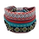 thumbnail image 5 of Banda para el cabello bohemia con estampado étnico, banda para el cabello para yoga, diadema absorbente de sudor, diadema antitranspirante de ala ancha para mujer, tocado, 5 of 6