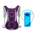 thumbnail image 2 of Mochila de hidratación para correr, transpirable, para viajes de montaña, para correr, ligera, para senderismo, paquete de agua para montar a caballo Púrpura, 2 of 8