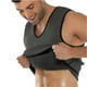Hommes Gym Néoprène Gilet Sauna Ultra Mince Sweat-Shirt Corps Shaper Minceur Corset – image 5 sur 5