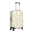 thumbnail image 3 of Haiem Rabbit And Milk Tea Luggage Cover Printed Suitcase Covers for Luggage Elastic Washable Suitcase Protector Fits 18-32 Inch Luggage-Large, 3 of 9