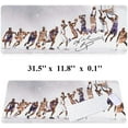 thumbnail image 2 of .x BAT Shadow Rubber Stitched Edges Extended Large Gaming Mouse Pad Office Keyboard Mouse Mat, 2 of 7