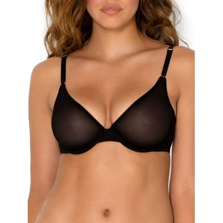 

Smart & Sexy Women s Sheer Mesh Demi Underwire Bra Style-SA1388