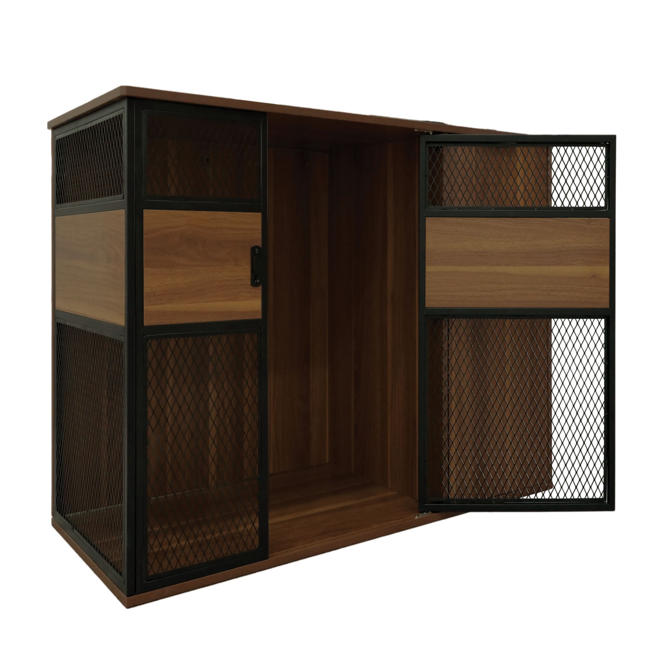 Lucky Kennels Clover Console Furniture Style 1 48" Wooden Crate for Dogs
