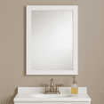thumbnail image 3 of Design House Shorewood 20" x 30" Rectangular Wall Accent Mirror, White, 3 of 15