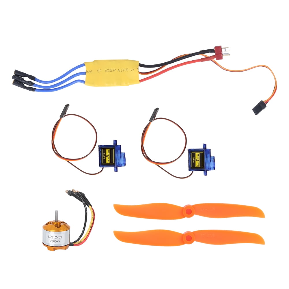 30A ESC, 2200KV Brushless Motor, Easy To Use High Performance RC Plane