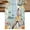 Blue Green, variant on Easter Table Runner, Spring Farmhouse Bunny Flower Blue Wood Grain Washable Cotton Linen Table Runners 48 Inches Long, Dresser Scarf Runner for Nightstand/Coffee/End Tables 13''x48''