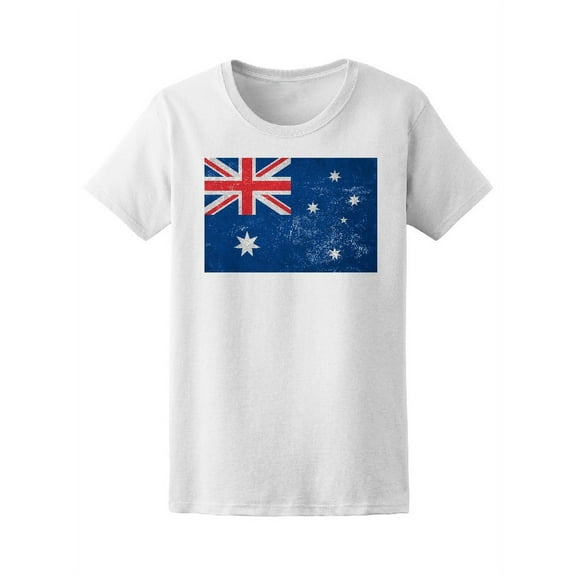 Australia Flag In Grunge Style T-Shirt Men -Image by Shutterstock, Male Large