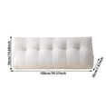 thumbnail image 3 of Turtle Hair Granular Bedside Triangle Large Cushion Multifunctional Correction Neck Soft Backrest Removable And Washable White Driver Seat Foam Recliner Pads And Cushions Comfort Cushion for round, 3 of 4
