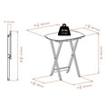 thumbnail image 4 of Ensemble de 4 tables à collation simples Chandler en fini expresso- 92423, 4 of 4