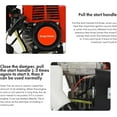 thumbnail image 2 of 5 in 1 Multifunctional Weed Eater, 52CC 2-Cycle Gas Cordless Hedge Trimmer, 2025 Upgraded Weed Eater Gas Powered, String Trimmer, Handheld Chainsaw Brush Cutter for Yard, Garden (Orange), 2 of 9