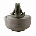 thumbnail image 5 of 15" H Meditating Frog Water Fountain W/LEDs, 5 of 5