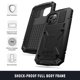 thumbnail image 4 of Funda metálica resistente para iPhone 12 Pro, diseño ligero con protección 360° contra golpes, caídas y rayones, incluye soporte integrado y cuerda para colgar, disponible en varios colores., 4 of 6