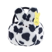 PEEPS® Bunny Spotted Cow Print Plush Easter Basket