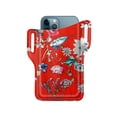 thumbnail image 2 of Elegant Choise Cell Phone Holder Case with Belt Loop Leather Holster Pouch for Men, Red, 2 of 11