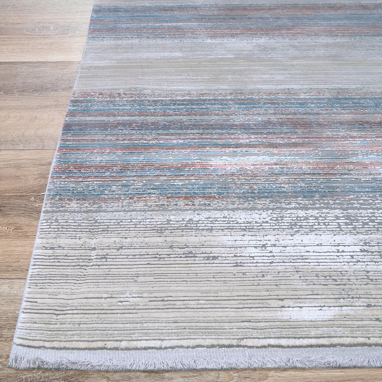 Couristan Siena Ombre 7'10" x 10'5" Multi-Ivory Area Rug