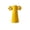 Orange, variant on Smiley Ceramic Vase - Exquisite floral and smiley face design, handmade fashionable home decorations