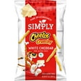 thumbnail image 3 of Simply Cheetos White Cheddar Crunchy Cheese Flavored Snacks, 8.5 oz Bag-Pack Of 4, 3 of 5