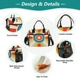 thumbnail image 3 of FORMRS Insulated Lunch Bag for Work School Unisex Large Capacity Cooler with Shoulder Strap, Colorful Circles, 3 of 6