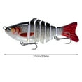 thumbnail image 3 of Mikilon 4" Spring Shad Multi Jointed Swimbait Bass Fishing Lure Bait Hard Slow Fast Sinking Life Like Big Gizzard Shad Minnow Bluegill, 3 of 3