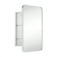 thumbnail image 3 of TEHOME Chrome Medicine Cabinet, 16.5x24 inches, Recessed/Surface Mount, 3 of 8