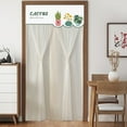 thumbnail image 1 of Fiudx Cortina de Encaje para Puerta, Diseño de Doble Capa, Elegante Tela de Poliéster, Instalación Sin Taladros, Bloquea La Luz Solar, Decoración Del Hogar, Versátil para Puertas y Armarios, Tamaño 1, 1 of 6