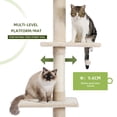 thumbnail image 3 of Schnappi Interactive Adjustable 5-Tier Floor to Ceiling Cat Tower, 3 of 5