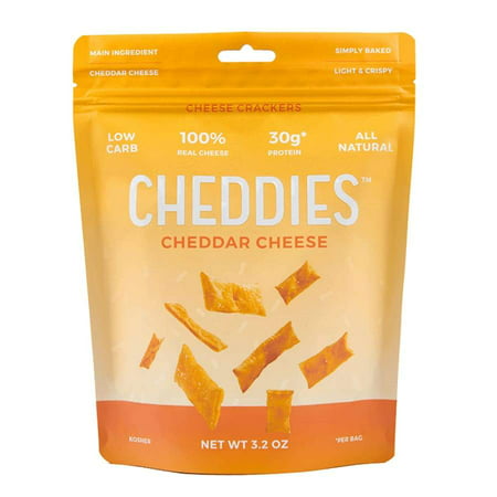 Cheddies High Protein Low Carb Cheese Crackers - Classic