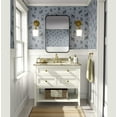 thumbnail image 2 of S4sassy Self-Stick Decorative Wallpaper, Dotted Leaf Blossom Print Wall Paper, Textured Vinyl Waterproof Contact Paper, Gray, 25"x240" Removable Renter Friendly Wall Covering For Bedroom, Livingroom, 2 of 9