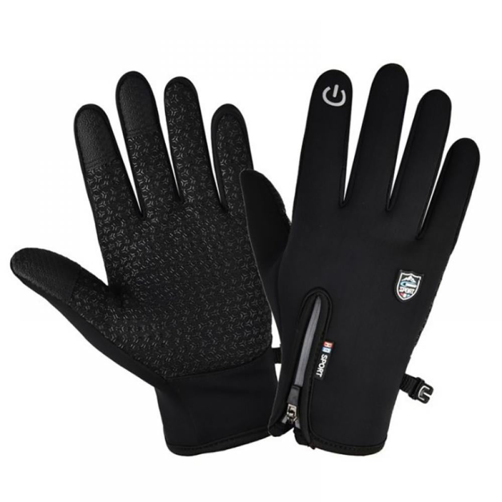 Winter Thermal Warm Cycling Gloves Waterproof Touch Screen Full Finger Windproof 