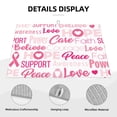 thumbnail image 4 of Kdxio Breast Cancer Pink Ribbons Awareness (2) for Dish Drying Mat,24*18 inch Absorbent Dish Drainer Kitchen Counter,Large Size Dish Drying Pad for Countertops,Draining Racks, 4 of 9