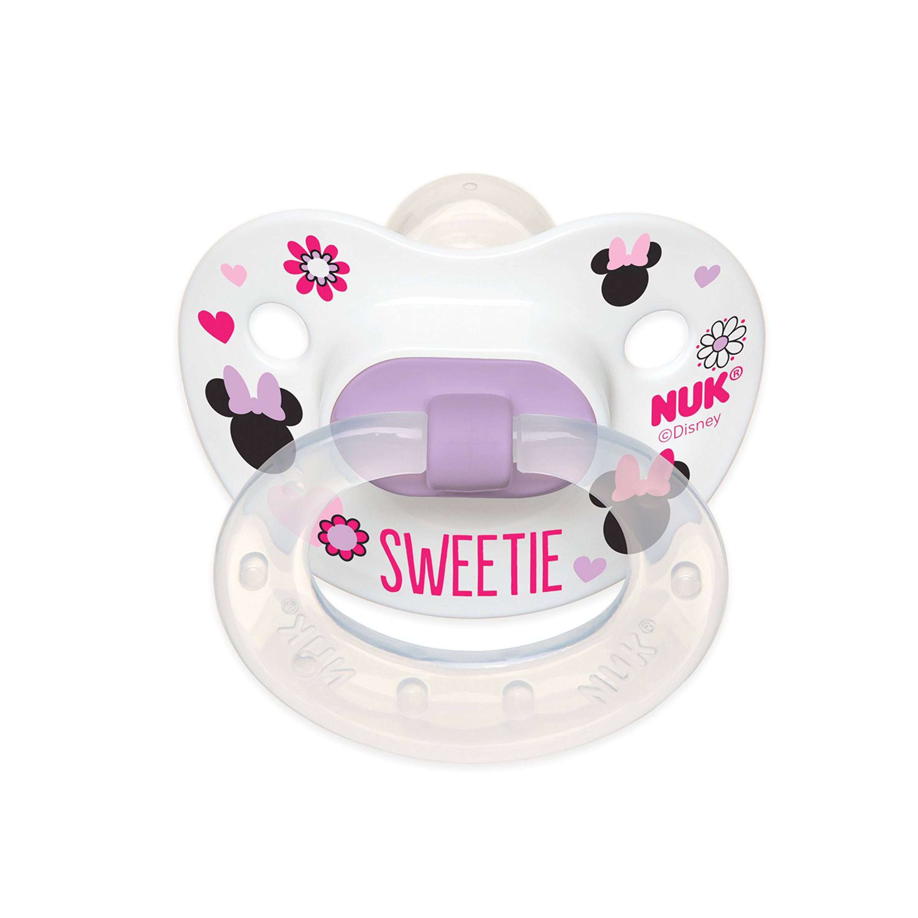 NUK Disney Baby Orthodontic Pacifier, 06 Months, Disney 2 Counts