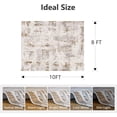 thumbnail image 2 of Modern Abstract Area Rug Carpet X Rugs for Living RoomMachine Washable Rugs for Bedroom Dining Living Room Rug Grey MultiColor, 2 of 9