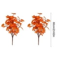 thumbnail image 3 of Vrorvz Décor de Feuilles d'Érable d'Halloween Feuilles d'Érable Simulées pour Décorations Festives Intérieures Extérieures avec Conception Durable Réutilisable Convient pour Rehausser 23.6 Po Orange, 3 of 6