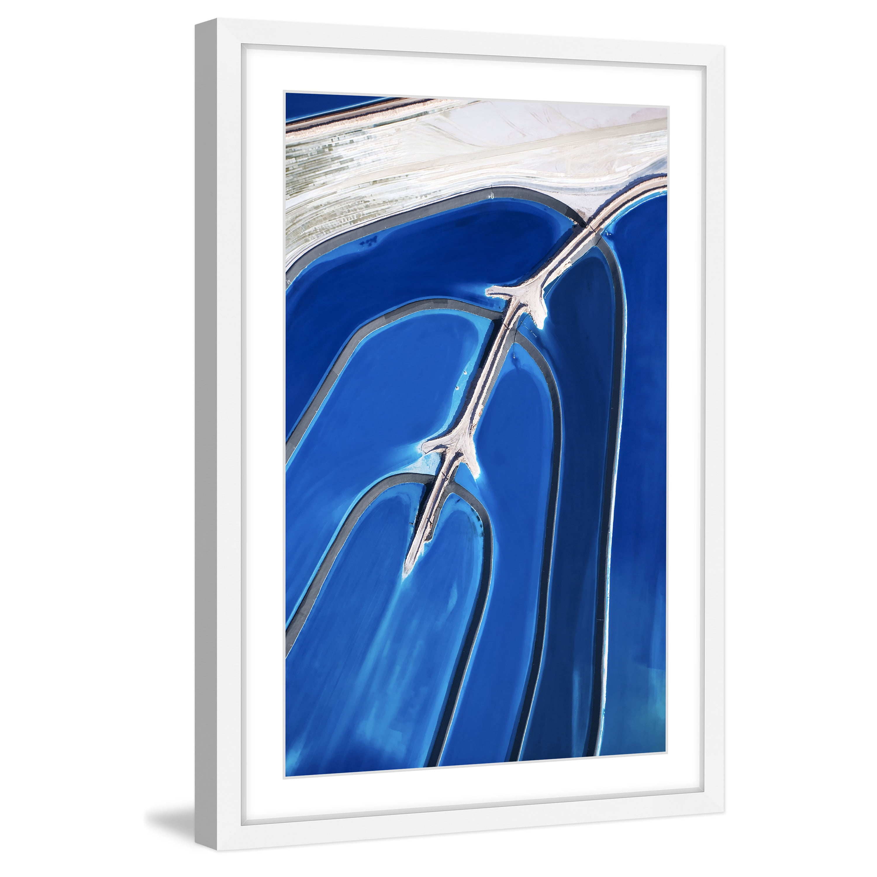 Marmont Hill "Blue Lagoons" Framed Painting Print