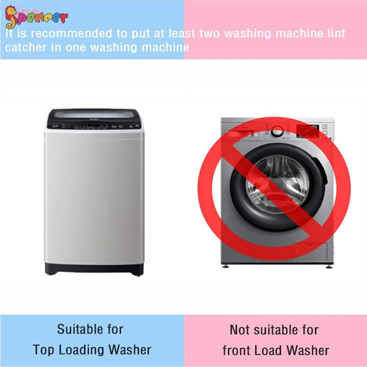 lint catcher for front loading washing machine